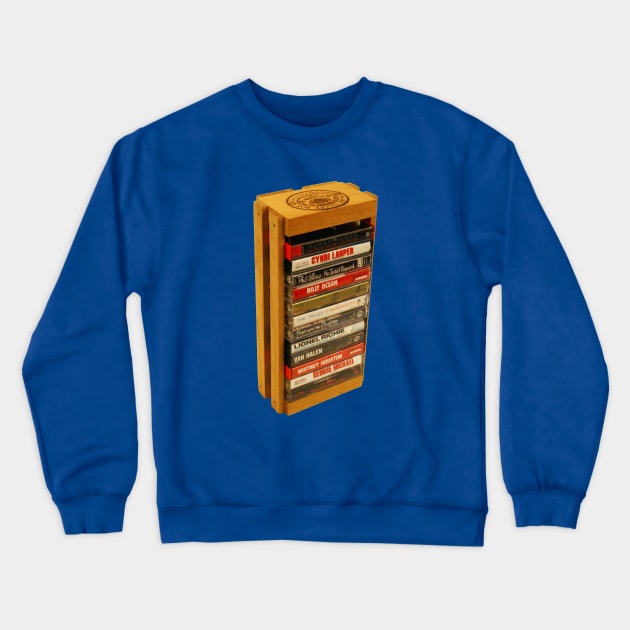 Napa Valley 80s Cassette Tapes: Version 2 Crewneck Sweatshirt by HustlerofCultures